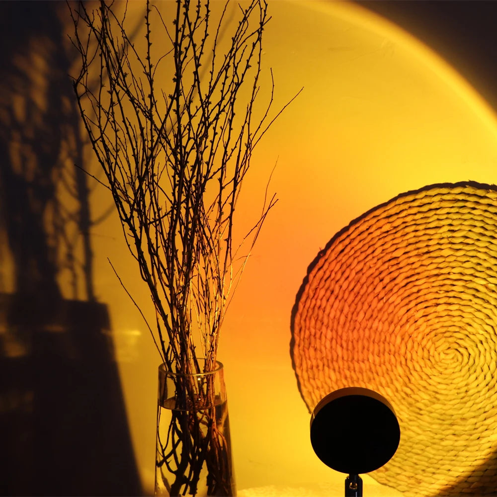 Bluetooth Night Light RGB Sunset Projector Lamp