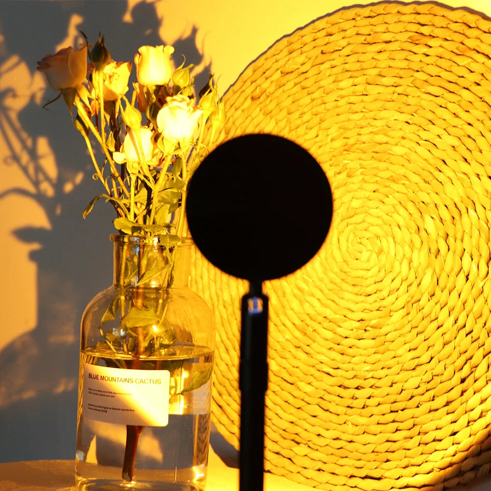 Bluetooth Night Light RGB Sunset Projector Lamp