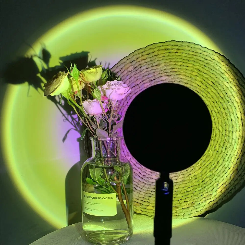 Bluetooth Night Light RGB Sunset Projector Lamp