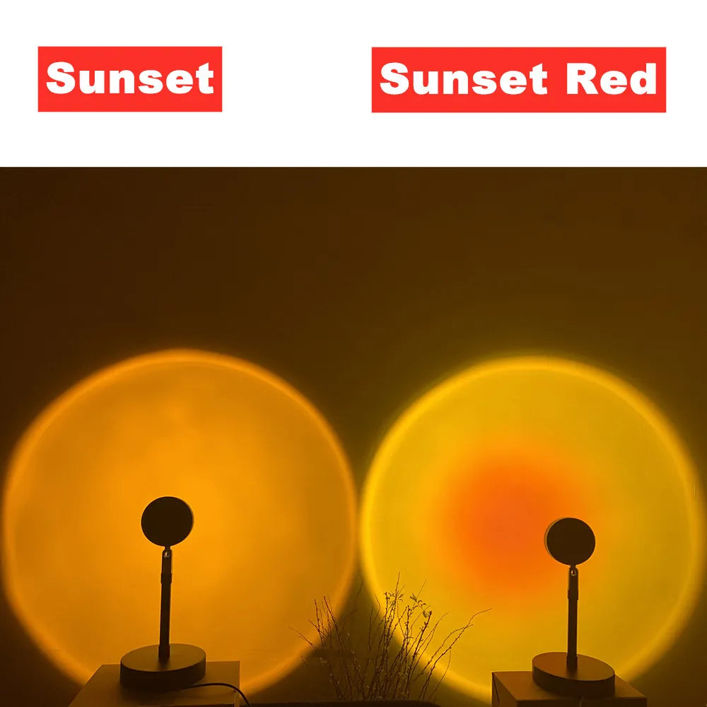 Bluetooth Night Light RGB Sunset Projector Lamp