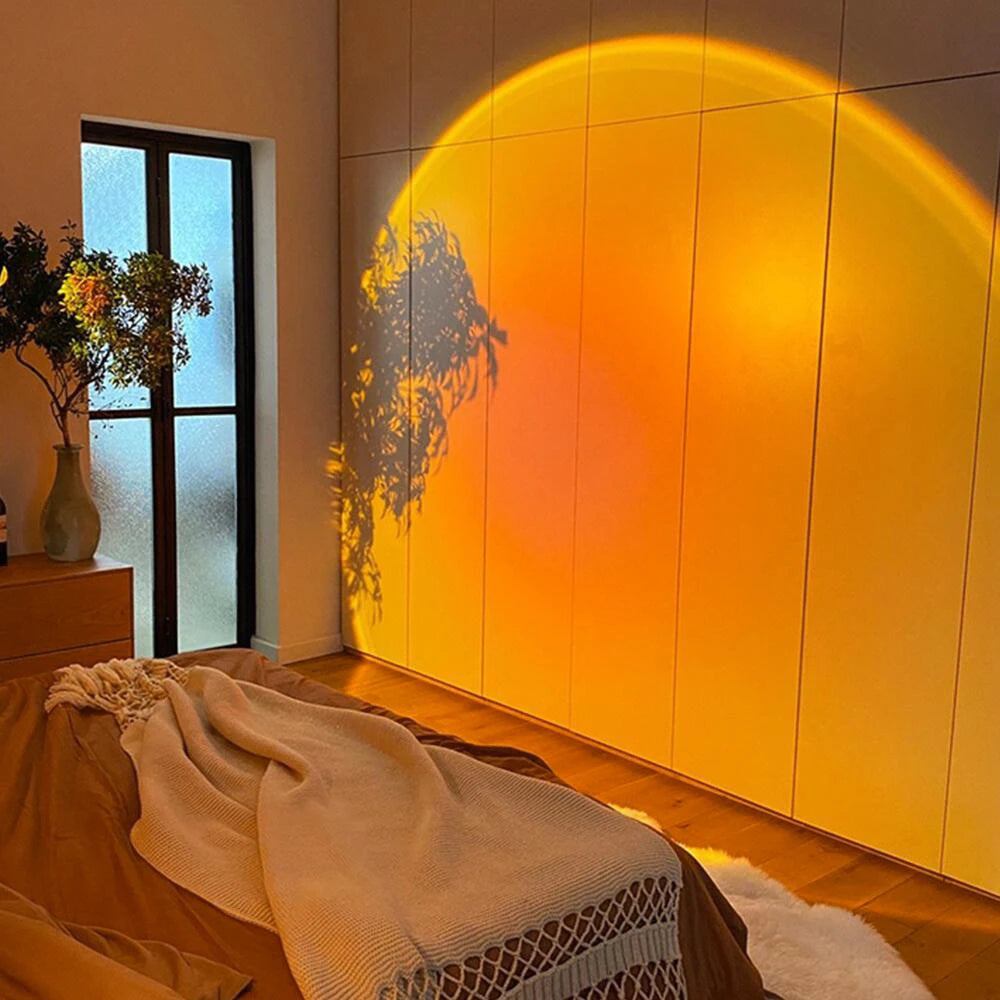 Bluetooth Night Light RGB Sunset Projector Lamp