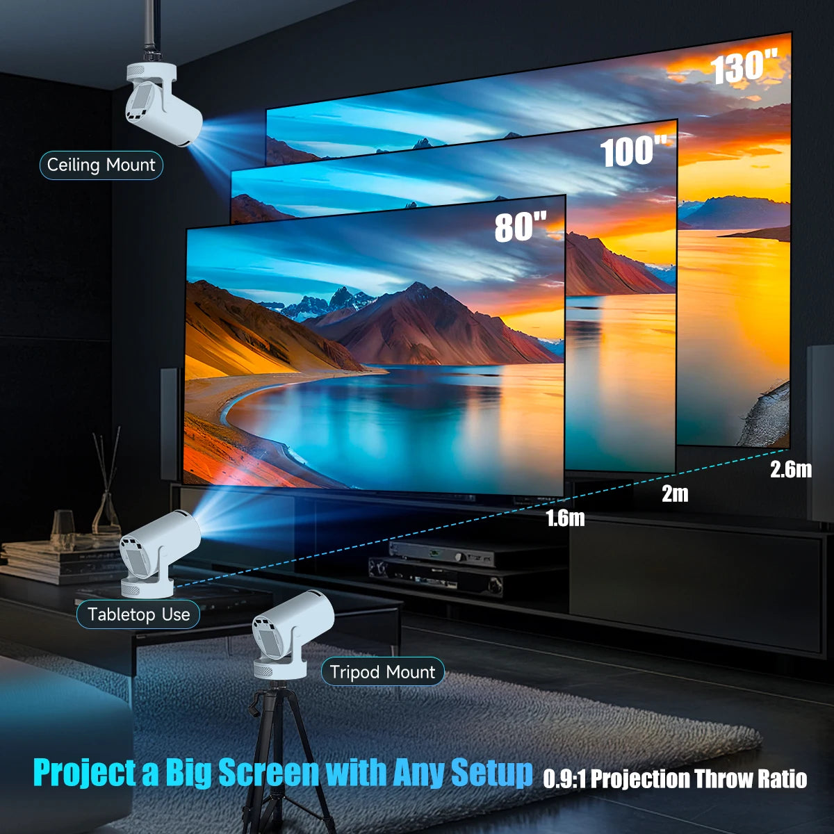 Magcubic 8K HY300 Pro+ Portable Projector