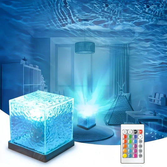 UOSU  Ocean Wave Crystal Lamp Projector